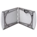 National Public Seating BMFIH3072 Folding Table w/ Speckled Gray Plastic Top & Gray Steel Frame - 72"L x 30"W x 29 1/2"H thumbnail 3