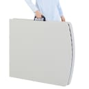 National Public Seating BMFIH3072 Folding Table w/ Speckled Gray Plastic Top & Gray Steel Frame - 72"L x 30"W x 29 1/2"H thumbnail 4