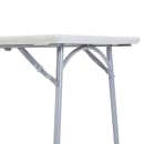 National Public Seating BMFIH3072 Folding Table w/ Speckled Gray Plastic Top & Gray Steel Frame - 72"L x 30"W x 29 1/2"H thumbnail 6