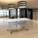 National Public Seating BPFT-2460 Desk Height Training Table w/ 1 3/4" Top, 24"W x 60"L, Speckled Grey thumbnail 7