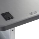 National Public Seating BPFT-2460-20 Desk Height Training Table w/ 1 3/4" Top, 24"W x 60"L, Charcoal Slate thumbnail 5