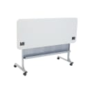 National Public Seating BPFT-2472 Desk Height Training Table w/ 1 3/4" Top, 24"W x 72"L, Speckled Grey thumbnail 3
