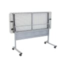 National Public Seating BPFT-2472 Desk Height Training Table w/ 1 3/4" Top, 24"W x 72"L, Speckled Grey thumbnail 4