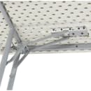 National Public Seating BT1860 Folding Table w/ Speckled Gray Plastic Top & Gray Steel Frame - 60"L x 18"W x 29 1/2"H thumbnail 3