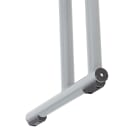 National Public Seating BT1860 Folding Table w/ Speckled Gray Plastic Top & Gray Steel Frame - 60"L x 18"W x 29 1/2"H thumbnail 5