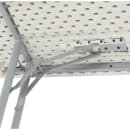 National Public Seating BT1872 Folding Table w/ Speckled Gray Plastic Top & Gray Steel Frame - 72"L x 18"W x 29 1/2"H thumbnail 4