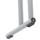 National Public Seating BT1872 Folding Table w/ Speckled Gray Plastic Top & Gray Steel Frame - 72"L x 18"W x 29 1/2"H thumbnail 6