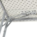 National Public Seating BT1896 Folding Table w/ Speckled Gray Plastic Top & Gray Steel Frame - 96"L x 18"W x 29 1/2"H thumbnail 2