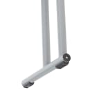 National Public Seating BT1896 Folding Table w/ Speckled Gray Plastic Top & Gray Steel Frame - 96"L x 18"W x 29 1/2"H thumbnail 5