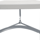 National Public Seating BT2448 Folding Table w/ Speckled Gray Plastic Top & Gray Steel Frame - 48"L x 24"W x 29 1/2"H thumbnail 4