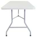 National Public Seating BT3060 Folding Table w/ Speckled Gray Plastic Top & Gray Steel Frame - 60"L x 30"W x 29 1/2"H thumbnail 3