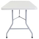 National Public Seating BT3072 Folding Table w/ Speckled Gray Plastic Top & Gray Steel Frame - 72"L x 30"W x 29 1/2"H thumbnail 3