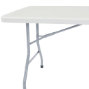 National Public Seating BT3072 Folding Table w/ Speckled Gray Plastic Top & Gray Steel Frame - 72"L x 30"W x 29 1/2"H thumbnail 4