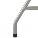 National Public Seating BT3072-20 Folding Table w/ Charcoal Plastic Top & Silvertone Frame - 72"L x 30"W x 29 1/2"H thumbnail 6