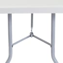 National Public Seating BT3096 Folding Table w/ Speckled Gray Plastic Top & Gray Steel Frame - 96"L x 30"W x 29 1/2"H thumbnail 5