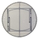 National Public Seating BT71R 71" Round Folding Table w/ Speckled Gray Plastic Top & Gray Steel Frame - 29 1/2"H thumbnail 3