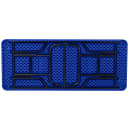 National Public Seating BTA-3072-04 Rectangular Folding Table w/ Blue Plastic Top & Black Steel Frame - 72"L x 30"W thumbnail 6