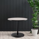 National Public Seating CT13636RCPBTMGY 36" Round Counter Height Table - Grey Nebula Laminate Top, Steel Base thumbnail 4