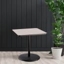 National Public Seating CT33636RCPBTMGY 36" Square Counter Height Table - Grey Nebula Laminate Top, Steel Base thumbnail 5