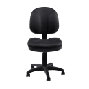 National Public Seating CTC Swivel Task Chair w/ Mid Back & Plastic Seat, Black thumbnail 5
