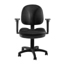 National Public Seating CTC-A Swivel Task Chair w/ Mid Back & Padded Seat, Black thumbnail 4
