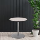 National Public Seating CTG13636RCPBTMGY 36" Round Counter Height Table - Grey Nebula Laminate Top, Steel Base thumbnail 4