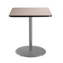 National Public Seating CTG33636RBPBTMGY 36" Square Bar Height Table - Grey Nebula Laminate Top, Steel Base thumbnail 2