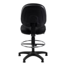 National Public Seating CTS Swivel Task Chair w/ Mid Back & Plastic Seat, Black thumbnail 3