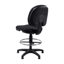 National Public Seating CTS Swivel Task Chair w/ Mid Back & Plastic Seat, Black thumbnail 4