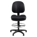 National Public Seating CTS Swivel Task Chair w/ Mid Back & Plastic Seat, Black thumbnail 5