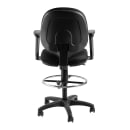National Public Seating CTS-A Swivel Task Chair w/ Mid Back & Padded Seat, Black thumbnail 2