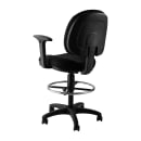 National Public Seating CTS-A Swivel Task Chair w/ Mid Back & Padded Seat, Black thumbnail 3