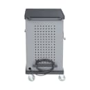 National Public Seating DCC Laptop Charging Cart w/ (2) Shelves - 12 ft Cord, Steel thumbnail 3