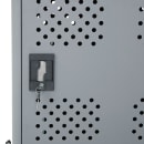 National Public Seating DCC Laptop Charging Cart w/ (2) Shelves - 12 ft Cord, Steel thumbnail 9