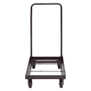 National Public Seating DY700/800 Chair Dolly w/ (36) Chair Capacity for Series 800 Chairs - Steel, Dark Brown thumbnail 4