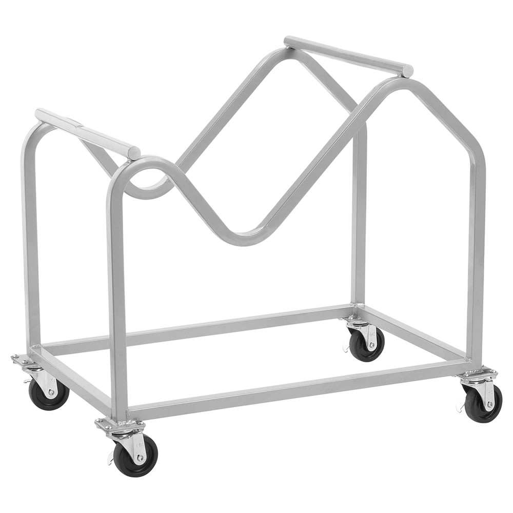 National Public Seating DY87 Cradle Style Dolly w/ (20) Chair Capacity for Series 8700 Chairs - Steel, Gray