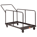 National Public Seating DYMU Folding Table Dolly w/ (12) Round & Rectangular Folding Table Capacity - Steel, Brown thumbnail 6