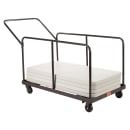 National Public Seating DYMU Folding Table Dolly w/ (12) Round & Rectangular Folding Table Capacity - Steel, Brown thumbnail 7