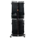 National Public Seating EXT-8 High Back Chair Extension Bar for 84 Dolly - Steel, Dark Brown thumbnail 5