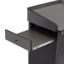 National Public Seating GSL Floor Lectern w/ (3) Shelves - 23 1/2" x 19 1/4" x 45 1/2", Steel, Charcoal thumbnail 10