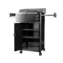 National Public Seating GSL Floor Lectern w/ (3) Shelves - 23 1/2" x 19 1/4" x 45 1/2", Steel, Charcoal thumbnail 6