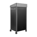 National Public Seating GSL Floor Lectern w/ (3) Shelves - 23 1/2" x 19 1/4" x 45 1/2", Steel, Charcoal thumbnail 7