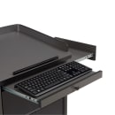 National Public Seating GSL Floor Lectern w/ (3) Shelves - 23 1/2" x 19 1/4" x 45 1/2", Steel, Charcoal thumbnail 8