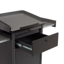 National Public Seating GSL Floor Lectern w/ (3) Shelves - 23 1/2" x 19 1/4" x 45 1/2", Steel, Charcoal thumbnail 9