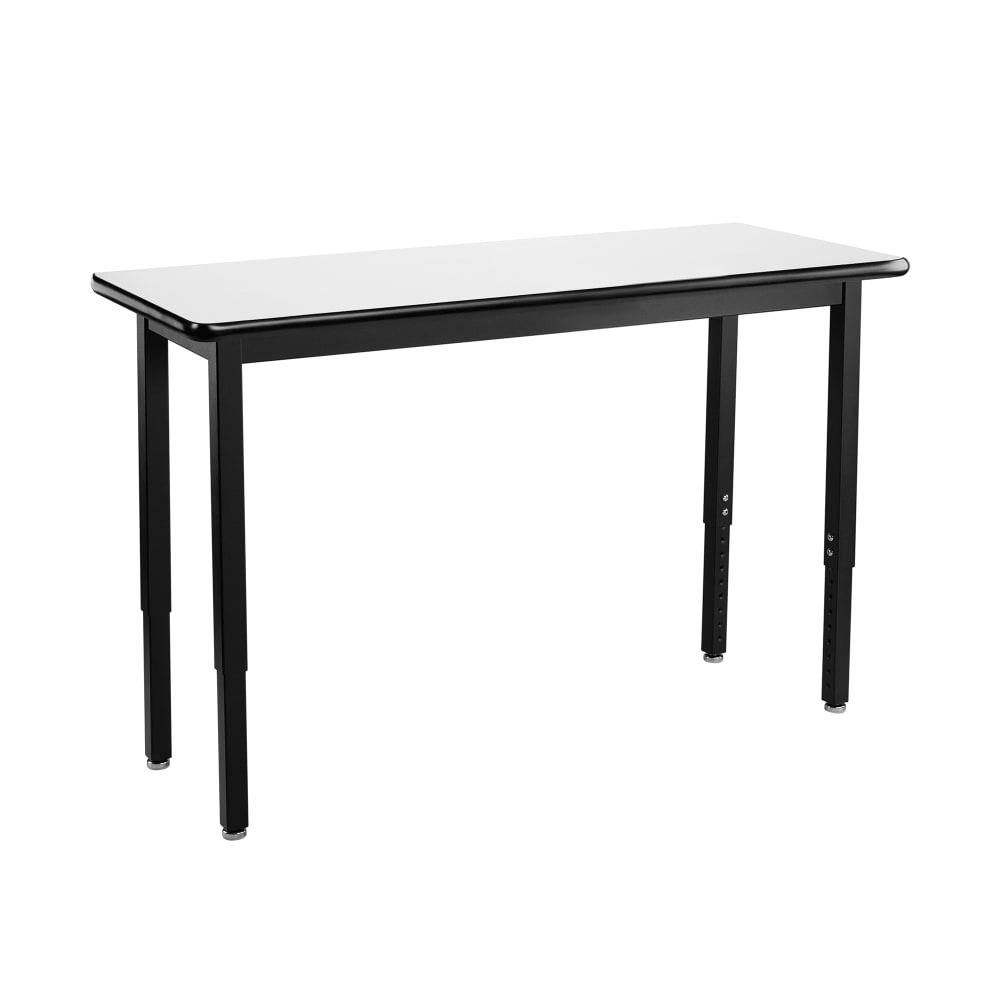 National Public Seating HDT3-3072W Rectangular Activity Table - 72"L x 30"W, Whiteboard Top, White