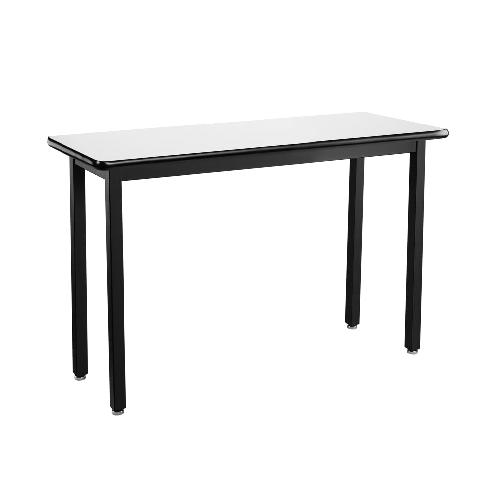 National Public Seating HDT7-3072W Rectangular Activity Table - 72"L x 30"W, Whiteboard Top, White