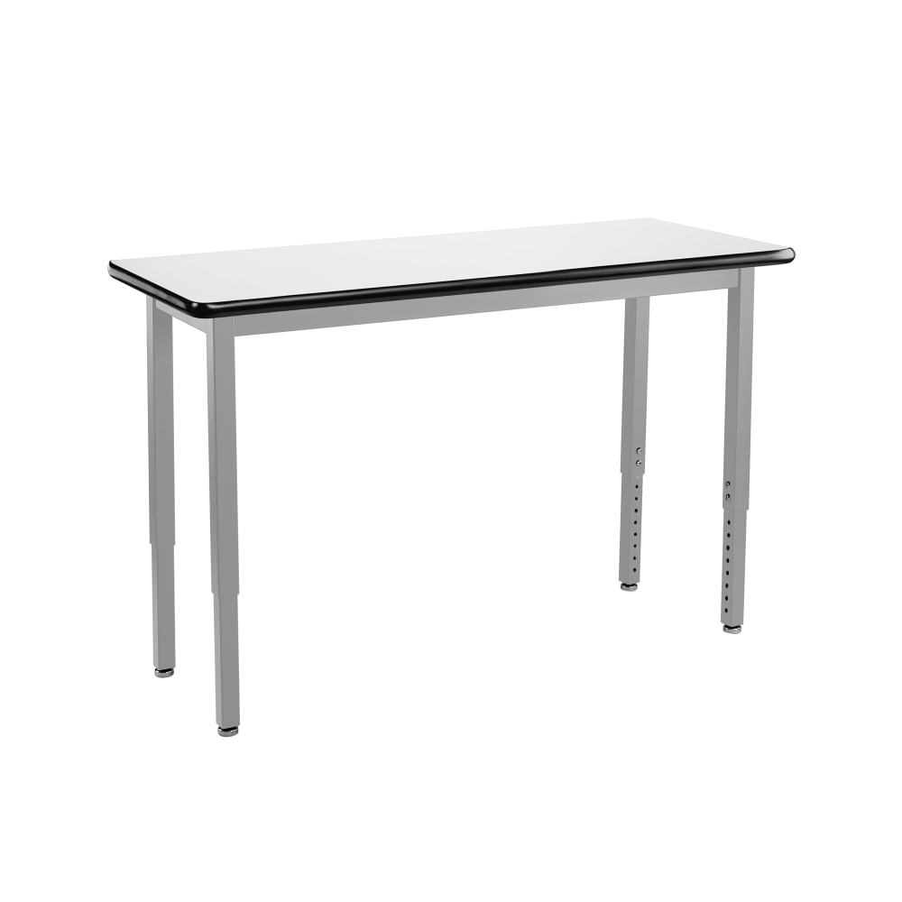 National Public Seating HDT8-3072W Rectangular Activity Table - 72"L x 30"W, Whiteboard Top, White