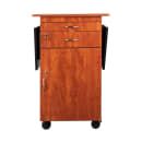 National Public Seating MMC 38" 5 Level Multimedia Workstation w/ Locking Drawer - Laminate, Black/Cherry thumbnail 8