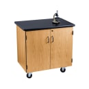 National Public Seating MSC2436 Mobile Science Cabinet - 36" x 24", Laminate, Light Oak thumbnail 2