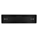 National Public Seating MSFT1896PWEBWT Folding Table w/ Montana Walnut Laminate Top & Black Steel Frame - 96"L x 18"W x 29"H thumbnail 4